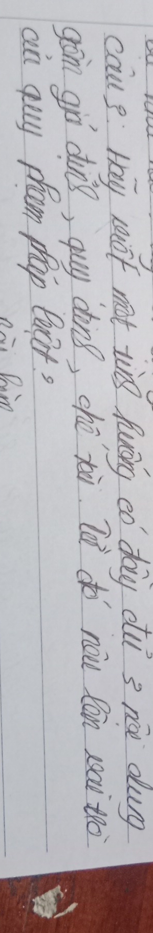 caus my ot not ting huing eo dag du 3 mce dug 
gon gò duig, quy dàng, ché xù lài do nōu Ràn sai tò 
an guy phoom phap laiet?