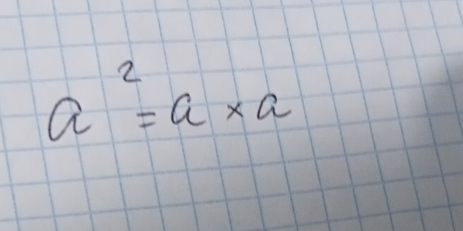 a^2=a* a