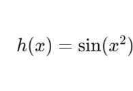 h(x)=sin (x^2)