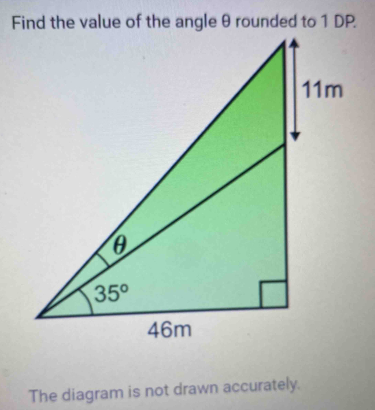 The diagram is not drawn accurately.