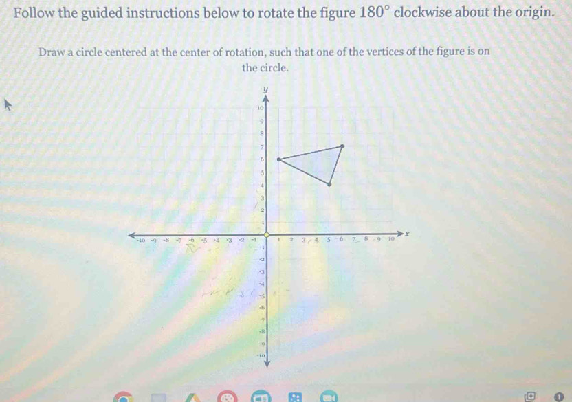Solved: Follow the guided instructions below to rotate the figure 180 ...