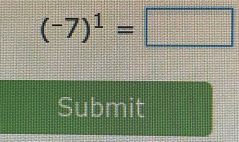 (-7)^1=□
m:n 90°||□