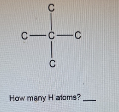 c- ∈t /c -c
How many H atoms?_