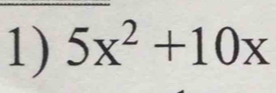 5x^2+10x