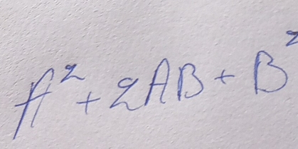 f^2+2AB+B^2