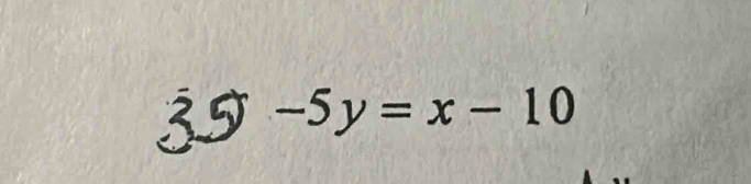 -5y=x-10