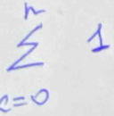 sumlimits _(i=0)^n1