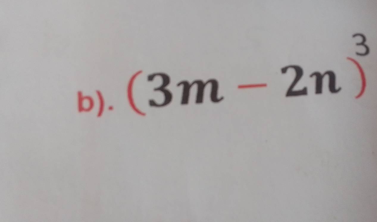 (3m-2n)^3