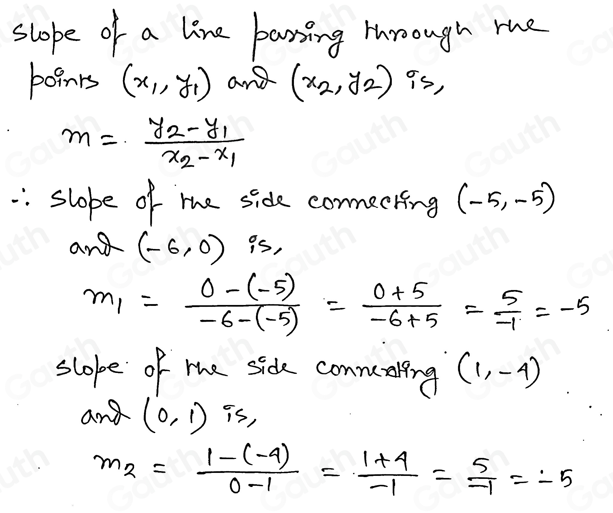 Solved: The following set of four ordered pairs below defines the ...