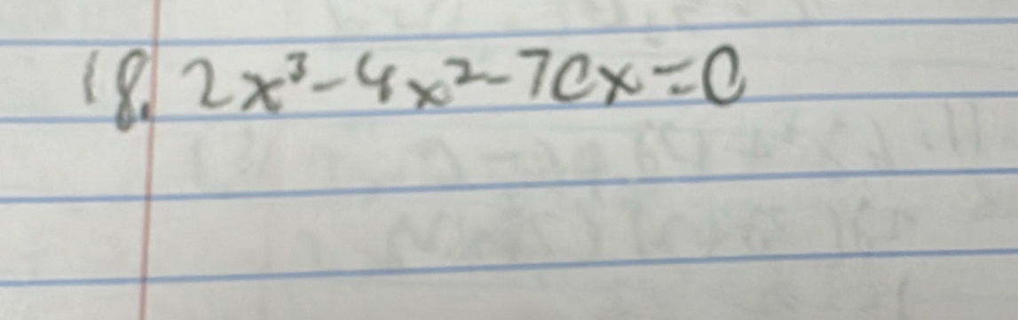 2x^3-4x^2-7cx=0