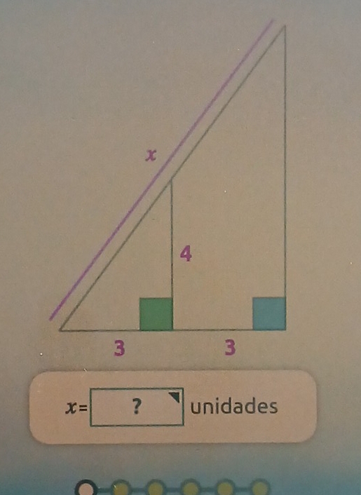 □ 
x= ? unidades