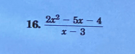  (2x^2-5x-4)/x-3 