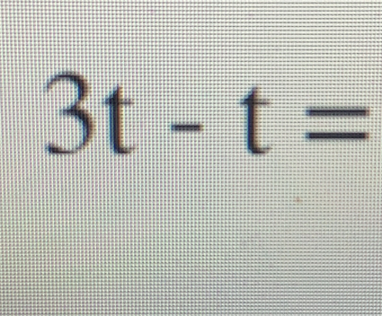 3t-t=