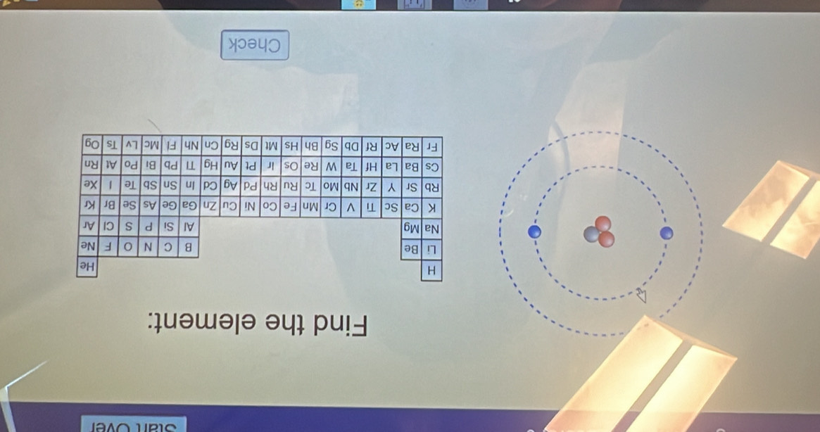 Start Over 
Find the element: 
Check