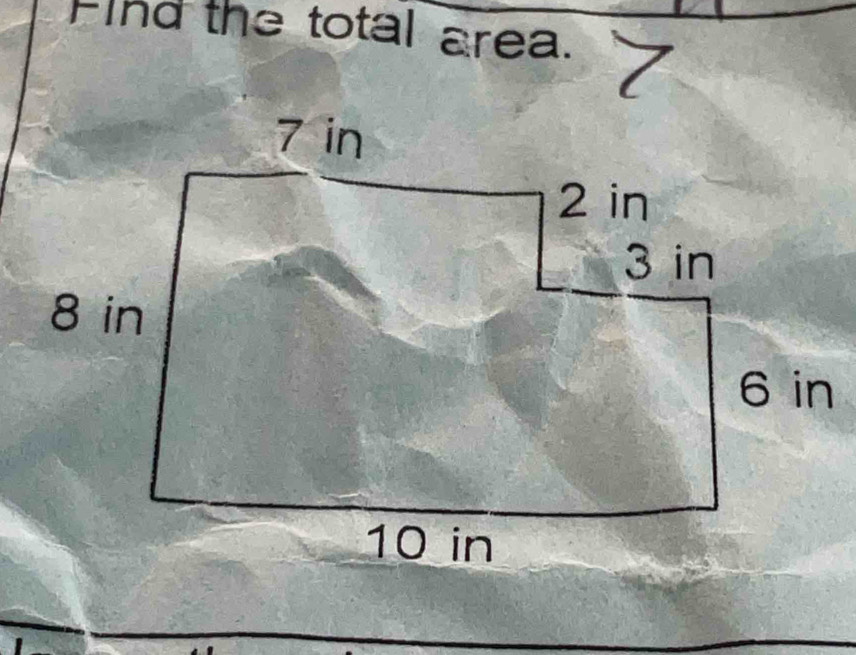 Find the total area.