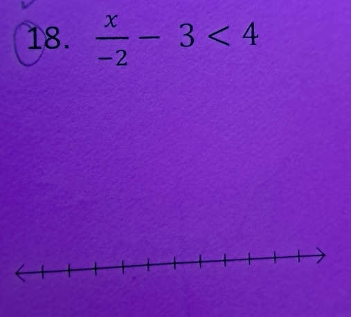  x/-2 -3<4</tex>