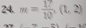 m= 17/10 ,(1,2)
∴ △ ADC=∠ BAD )(1 
-