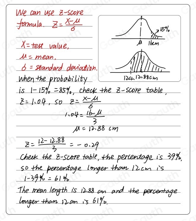 Solved: The length of a component may be modelled as a Normal ...