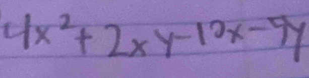 4x^2+2xy^(-12x-9y)