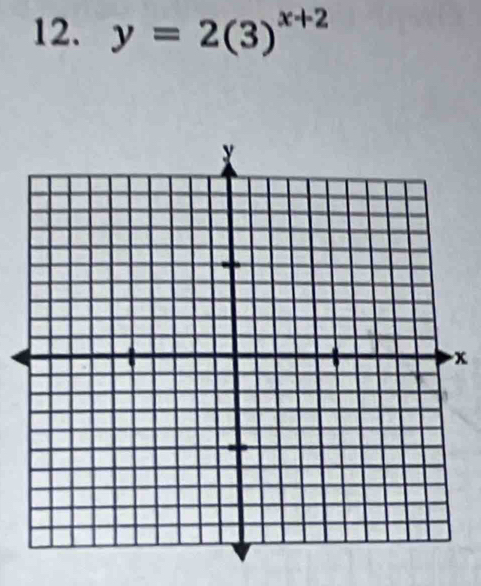 y=2(3)^x+2
x