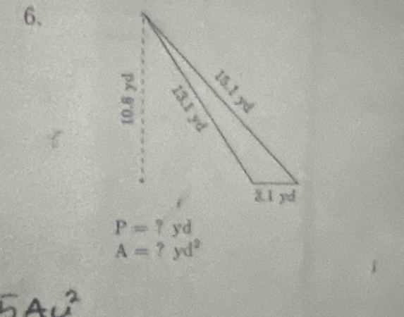 A= ? yd^2