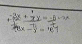 -3x+ 1/4 y=-8+3x
(8x-y=16