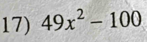 49x^2-100