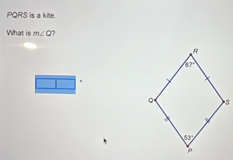 PQRS is a kite.
What is m∠ Q 2
。