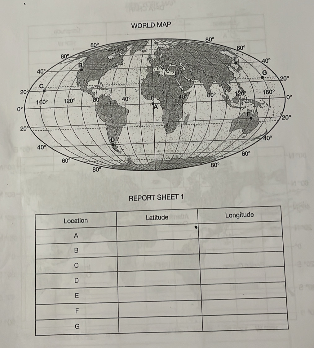 REPORT SHEET 1