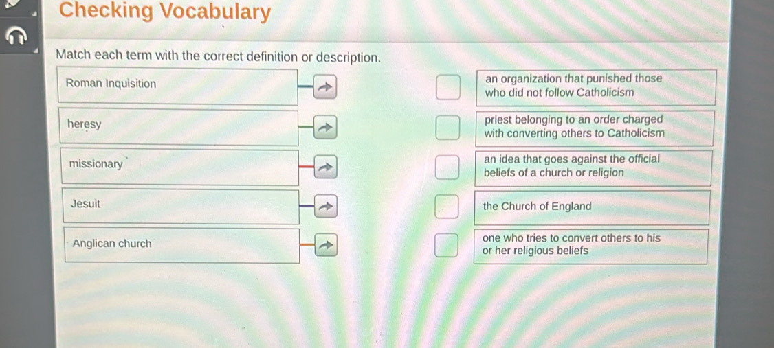 Checking Vocabulary