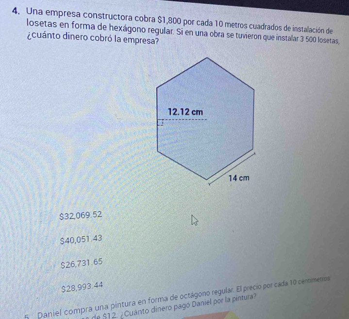 Solved: Una empresa constructora cobra $1,800 por cada 10 metros ...
