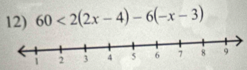 60<2(2x-4)-6(-x-3)