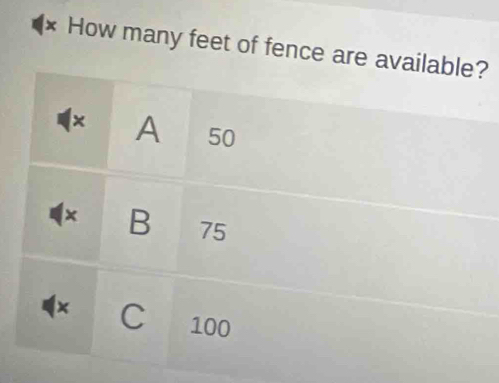 × How many feet of fence are a?