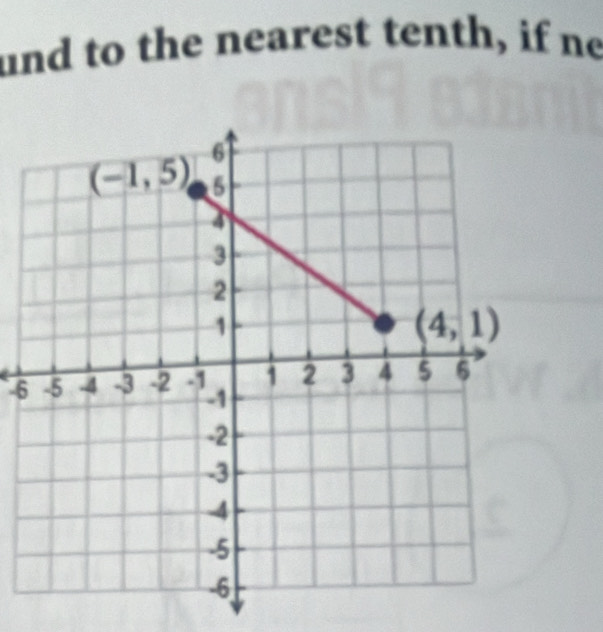 und to the nearest tenth, if ne
6