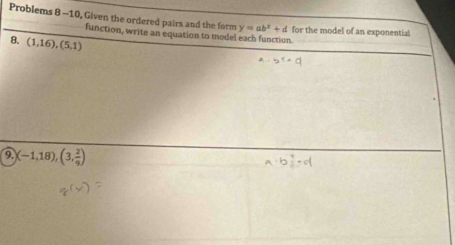 Problems 8 -
8
2