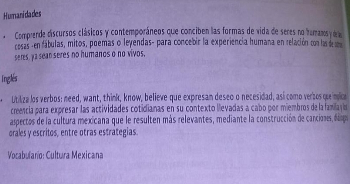 Resuelto:Humanidades Comprende discursos clásicos y contemporáneos que ...