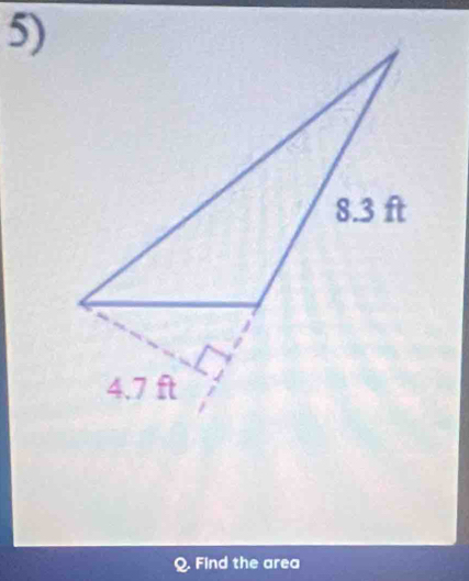 Find the area