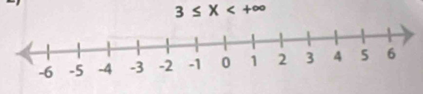 3≤ X