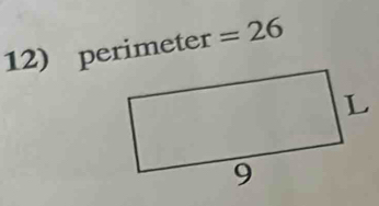 perimeter =26