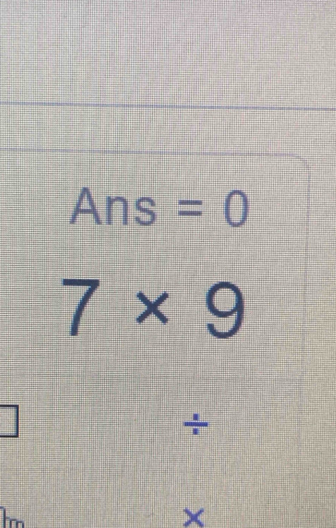 A∩ s =0
7* 9
+