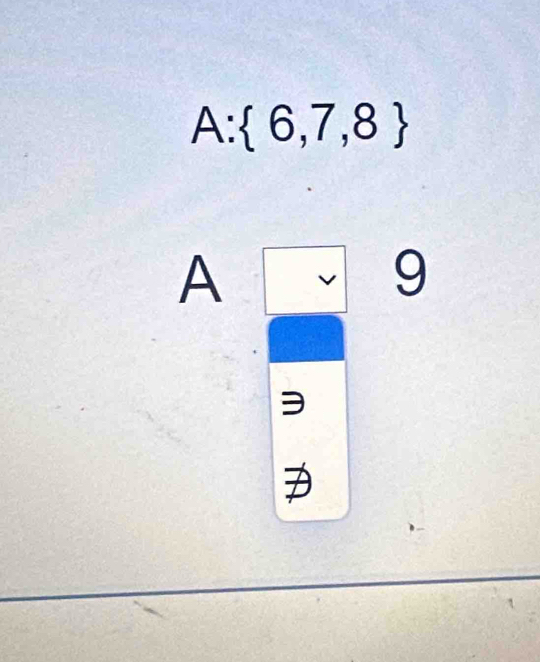 -1^s  6,7,8 = 
A v 9