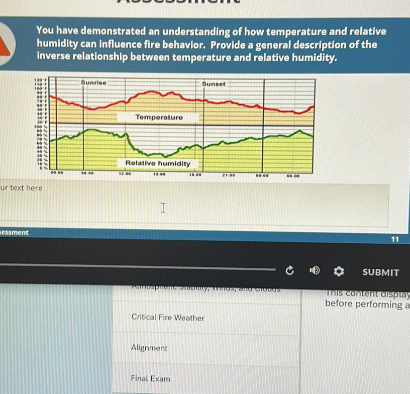 Solved: You have demonstrated an understanding of how temperature and ...