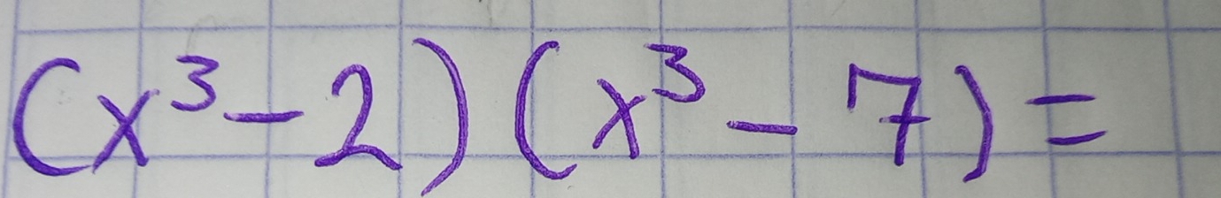 (x^3-2)(x^3-7)=