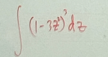 ∈t (1-3z^2)^3dz