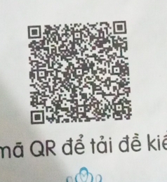 mã QR để tải đề kiế