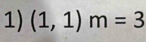 (1,1)m=3