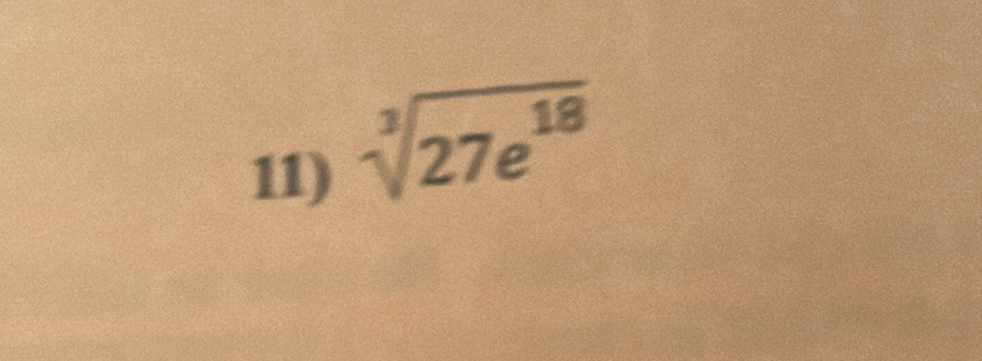 sqrt[3](27e^(18))