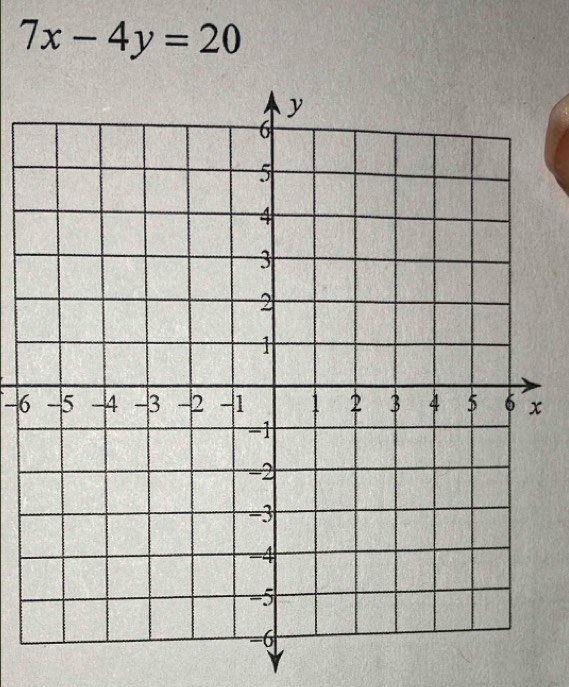 7x-4y=20
-6x