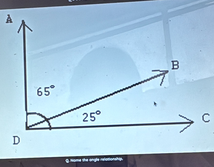 Name the angle relationship.