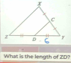 What is the length of ZD?